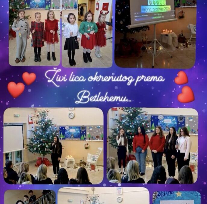 Živi lica okrenutog prema Betlehemu: božićna priredba ispunjena pjesmom, riječju i dječjom radošću