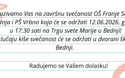 Pozivnica za učenike i roditelje